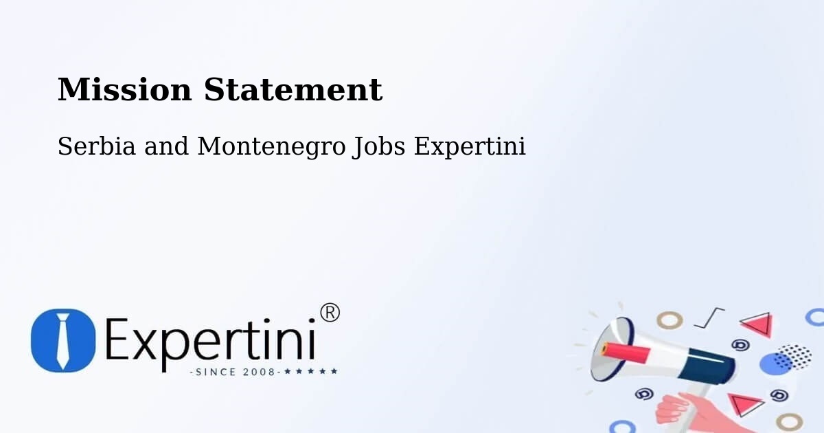 Corporate Mission – La Pocatière - Serbia and Montenegro Jobs Expertini